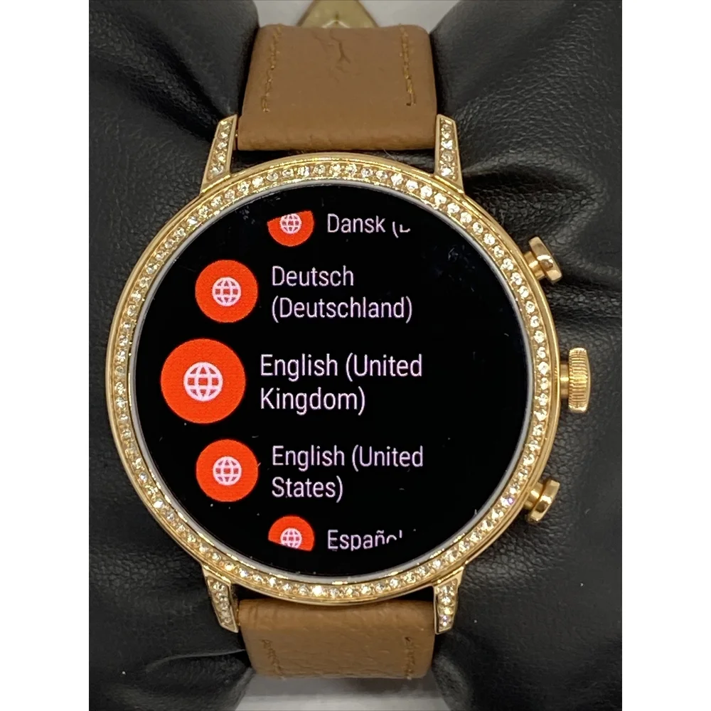 Fossil Gen 4 Authentic Digital Dial Smart Watch Custom Band FTW6015 CO128